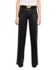 L'agence L'Agence Petite Scottie High Rise Wide Leg Jeans in Noir Coated - 1