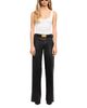L'agence L'Agence Petite Scottie High Rise Wide Leg Jeans in Noir Coated - 2