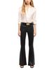 L'agence L'Agence Petites Marty Mid Rise Coated Flare Jeans in Noir - 3