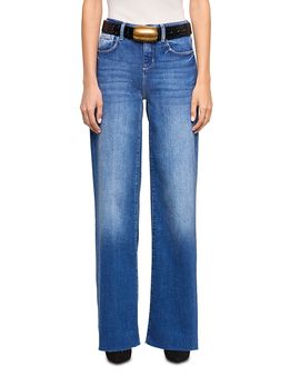 L'agence L'Agence Petites Scottie High Rise Wide Leg Jeans in Hasting