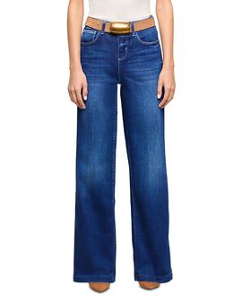 L'agence L'Agence Petites Scottie High Rise Wide Leg Jeans in Marvista