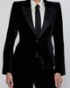 L'AGENCE L'AGENCE Philippa Velvet Tuxedo Blazer - 1