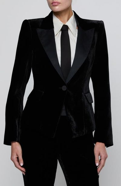 L'AGENCE L'AGENCE Philippa Velvet Tuxedo Blazer