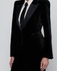 L'AGENCE L'AGENCE Philippa Velvet Tuxedo Blazer - 4