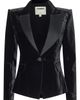 L'AGENCE L'AGENCE Philippa Velvet Tuxedo Blazer - 5