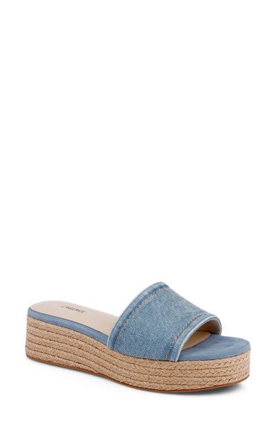 L'AGENCE L'AGENCE Ramani II Espadrille Platform Wedge Slide Sandal