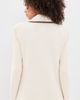 L'AGENCE L'AGENCE Ranch Knit Blazer Ivory/Dk Cappuccino - 3