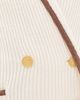 L'AGENCE L'AGENCE Ranch Knit Blazer Ivory/Dk Cappuccino - 6