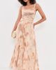 L'AGENCE L'AGENCE Rasha Shirred Tank Frappe Multi Tie Dye - 5