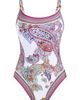 L'AGENCE L'AGENCE Remi Bright Paisley One-Piece Swimsuit - 3