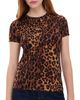 L'AGENCE L'AGENCE Ressi Crew Tee Tan Mt Javan Leopard - 1