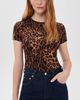 L'AGENCE L'AGENCE Ressi Crew Tee Tan Mt Javan Leopard - 2