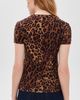 L'AGENCE L'AGENCE Ressi Crew Tee Tan Mt Javan Leopard - 3