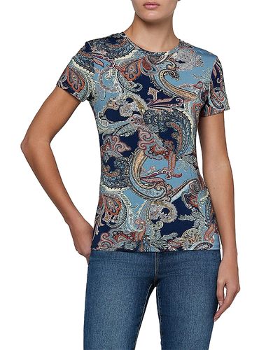 L'agence L'Agence Ressi Crewneck Short Sleeve Top