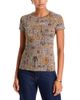 L'agence L'Agence Ressi Houndstooth Crewneck Tee - 1