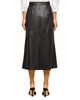 L'agence L'Agence Robyn Faux Leather A Line Midi Skirt - 3