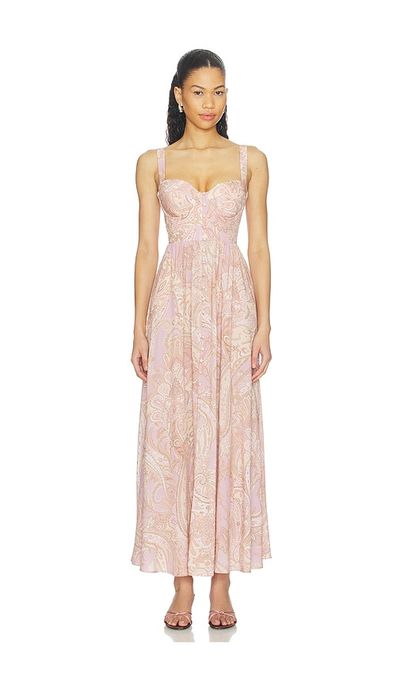 L'AGENCE L'AGENCE Rosette Maxi Dress
