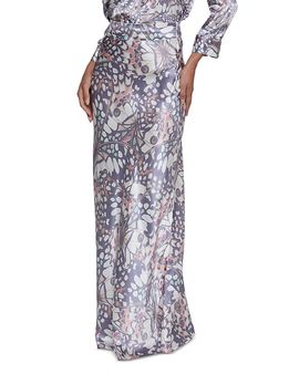 L'agence L'Agence Ryker Bias Silk Skirt