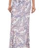 L'AGENCE L'AGENCE Ryker Waistband Bias Skirt Multi Butterfly Wing - 1