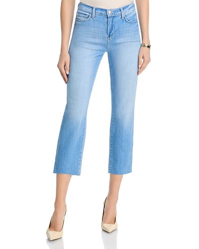 L'agence L'Agence Sada High Rise Slim Crop Jeans in Pacific