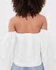L'AGENCE L'AGENCE Sarai Off Shoulder Eternal Bra Top White - 3