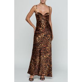 L'AGENCE L'AGENCE Sayla Bias Cut Silk Maxi Dress