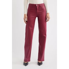 L'AGENCE L'AGENCE Scottie High Waist Coated Wide Leg Jeans