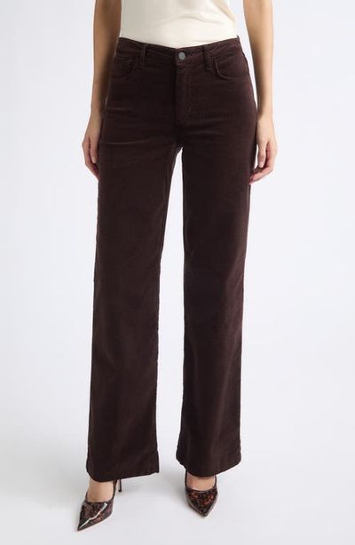 L'AGENCE L'AGENCE Scottie Wide Leg Velvet Pants
