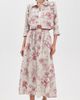 L'AGENCE L'AGENCE Seina Front Placket Midi Skirt Tan Multi Textured Jungle Toil - 5