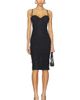 L'AGENCE L'AGENCE Senna Lace Bustier Midi Dress - 1
