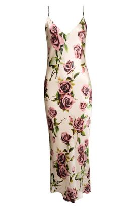 L'AGENCE L'AGENCE Seridie Silk Midi Slipdress