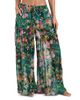 L'agence L'Agence Sharon Charonda Butterfly Sheer Wide Leg Pants Swim Cover-Up - 1