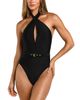 L'agence L'Agence Sidney Solid Convertible One Piece Swimsuit - 5