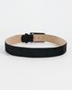 L'AGENCE L'AGENCE Solera Engraved Plaque Belt Black Calfhair - 4