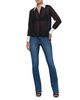L'agence L'Agence Sona Contrast Trim Collared Blouse - 2