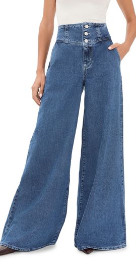 L'AGENCE L'AGENCE Sonja Corset Jeans Atlantis