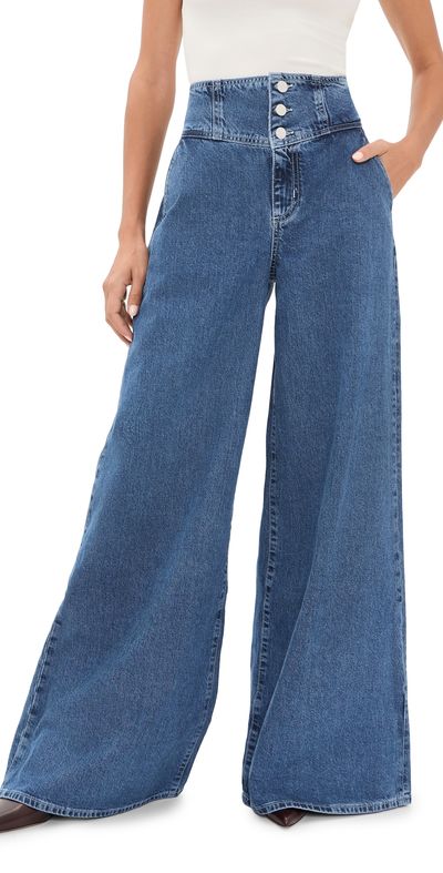 L'AGENCE L'AGENCE Sonja Corset Jeans Atlantis
