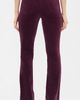 L'AGENCE L'AGENCE Stevie Straight Velvet Jeans Deep Sangria - 3