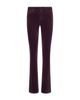 L'agence L'Agence Stevie Velvet High Rise Straight Jeans in Deep Sangria - 5