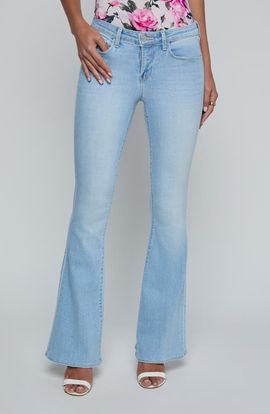 L'AGENCE L'AGENCE Taney Sneaker Flare Jeans