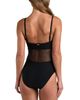 L'agence L'Agence Tory Bandeau Mesh Solid One Piece Swimsuit - 5