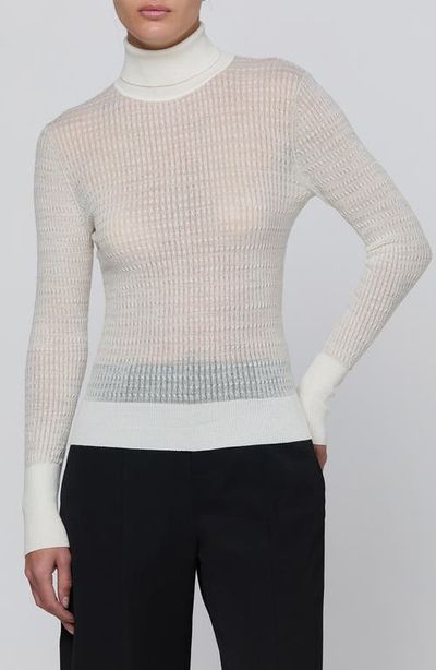 L'AGENCE L'AGENCE Umbra Cable Wool Turtleneck Top