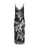 L'agence L'Agence Victoire Printed Silk Lace Trim Slip Dress - 5