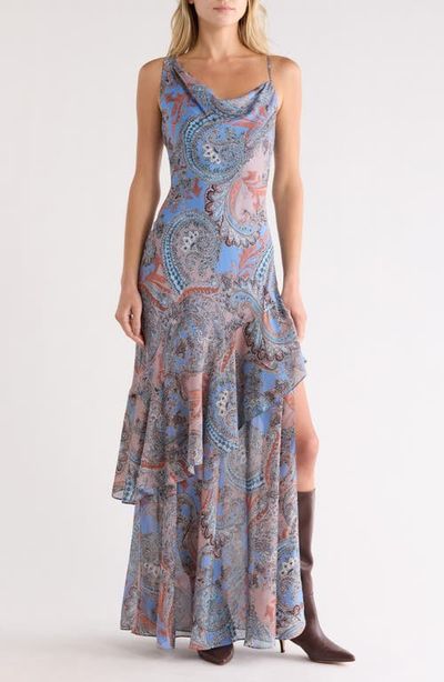 L'AGENCE - Viola Asymmetric Tiered Silk Gown