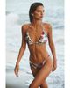 L'agence L'Agence Violet Rose Chain Trim Bikini Bottom - 2
