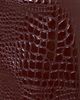 L'AGENCE L'AGENCE Violetta Faux Leather Pencil Skirt Dark Port Croc - 6