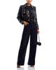 L'agence L'Agence Winsome Leather Crop Studded Jacket - 2