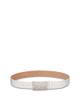L'agence L'Agence Women's Chara Croc Embossed Leather Belt - 1