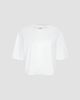L'AGENCE L'AGENCE Women's Daria Cotton Crop T-Shirt - 1