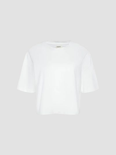 L'AGENCE L'AGENCE Women's Daria Cotton Crop T-Shirt